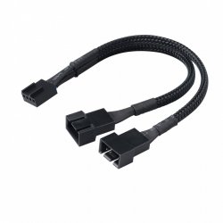 Cable Akasa compatible doubleur PWM 15cm