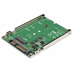 StarTech.com M.2 SSD auf 2.5 Zoll SATA Adapter / Konverter - NGFF auf SATAIII Adapter Karte - Speicher-Controller - SAT