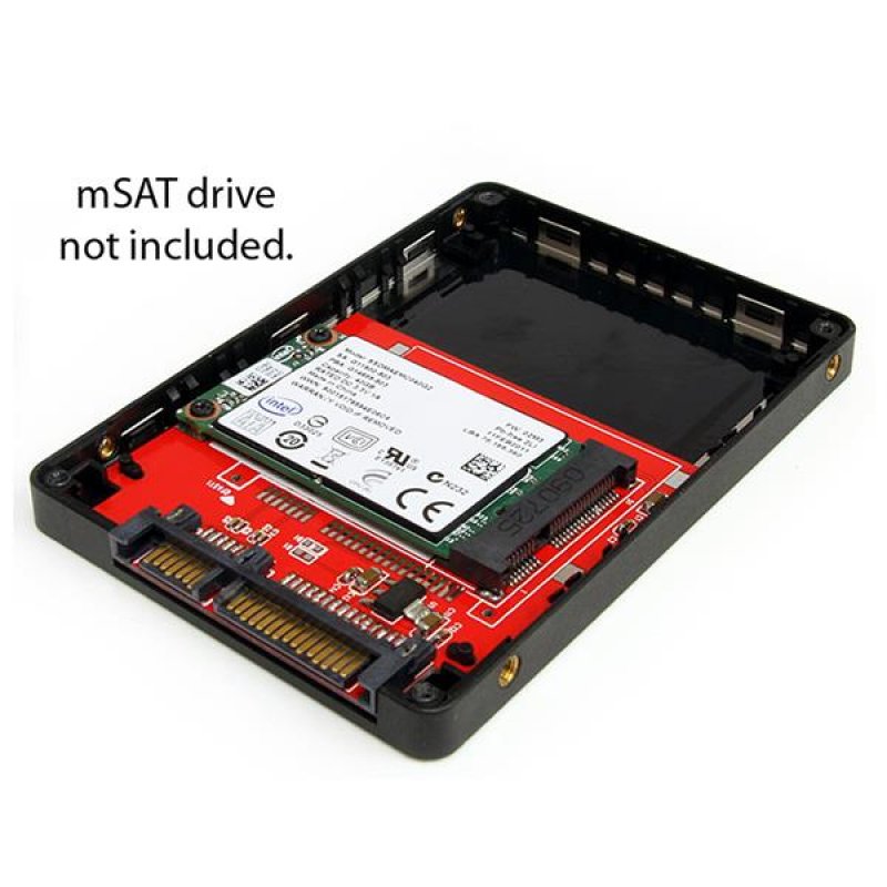 StarTech.com Laufwerksgehäuse - 2.5" SATA SSDs - mSATA