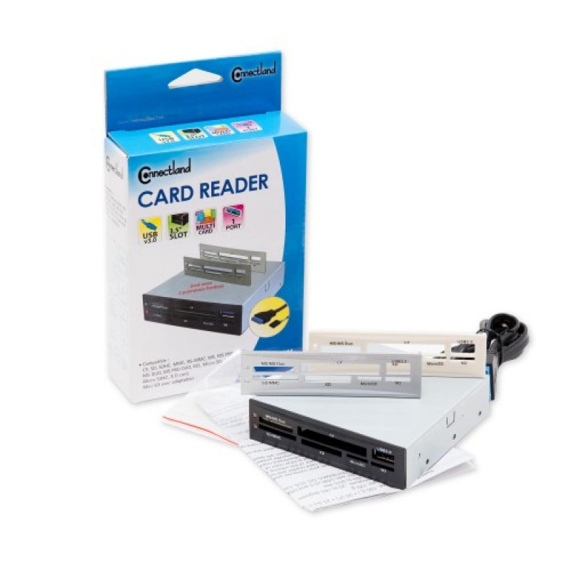 SYBA CL-CRD20154 card reader Internal Black, Grey