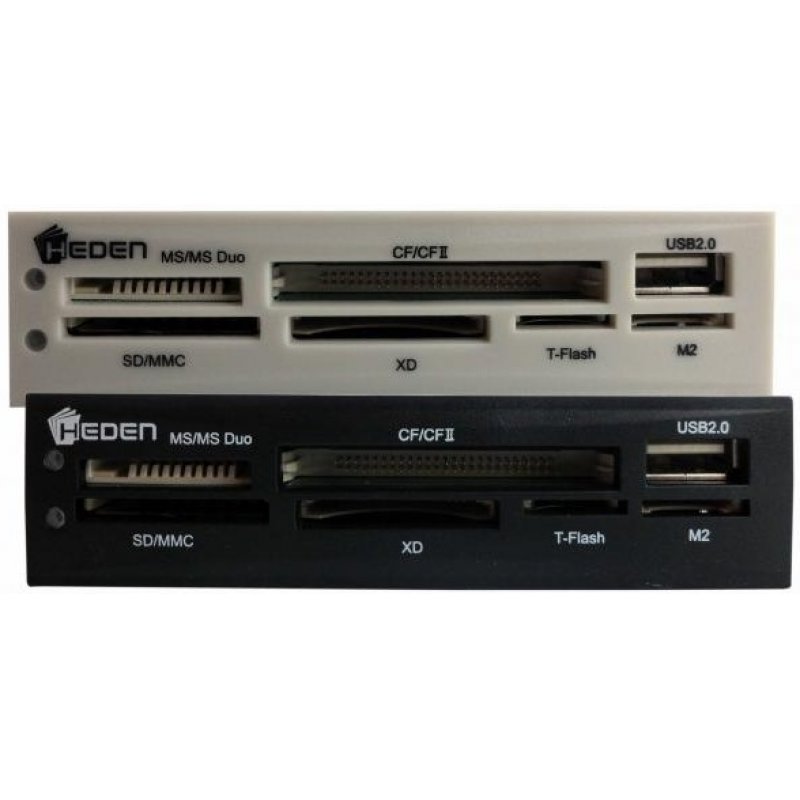 Heden LECMEM35A3 lecteur de carte mémoire Interne Beige, Noir