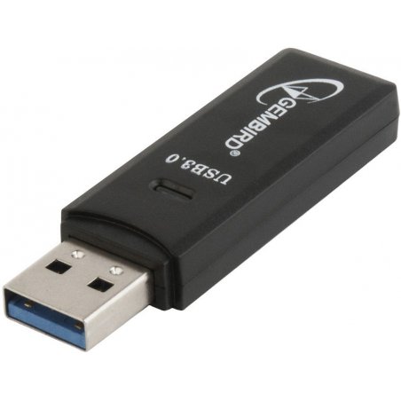 Lecteur de Cartes externe Gembird compatible USB 3.0 (Noir)