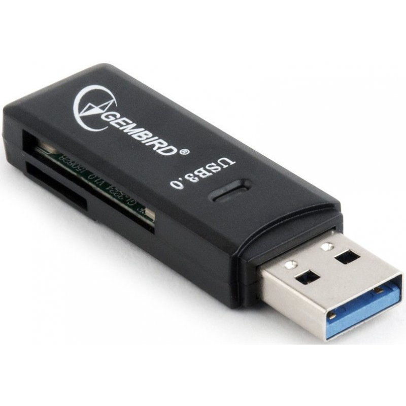 Gembird UHB-CR3-01 lecteur de carte mémoire USB Noir