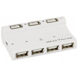 Hub USB v2.0 - 7 ports + auto alimenté