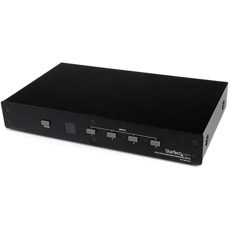 COMMUTATEUR AUDIO/VIDEO VGA 4 PORTS AVEC CONTROLE RS232