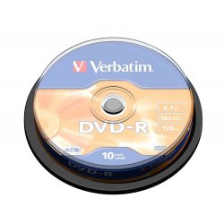 DVD-R/4.7GB 16xspd ADVANCEDAZO10 Spindle