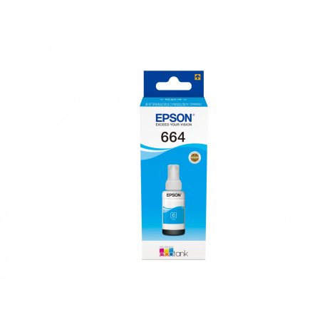 EPSON Encre T6642 pour EPSON EcoTank, flacon, cyan