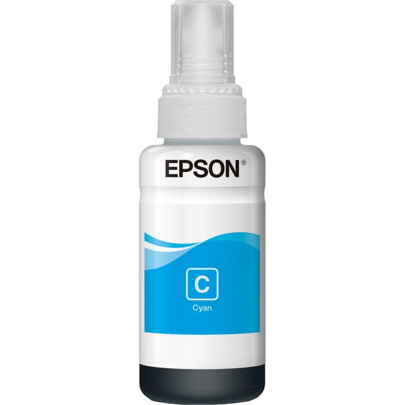 EPSON Encre T6642 pour EPSON EcoTank, flacon, cyan