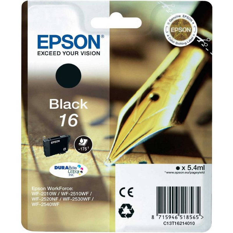 Epson compatible DURABrite Ultra Ink Tintenpatrone 16 - Schwarz
