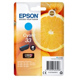 Cartouche d'encre Epson compatible Orange T33 (Cyan)