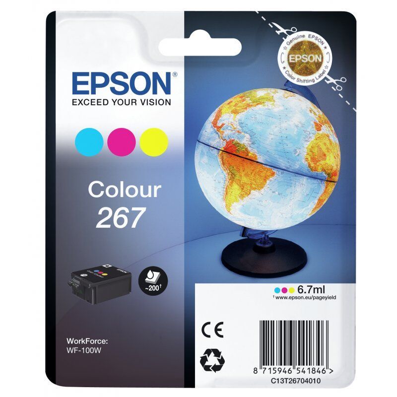Cartouche d'encre Epson compatible Globe 267 (3 Couleur)