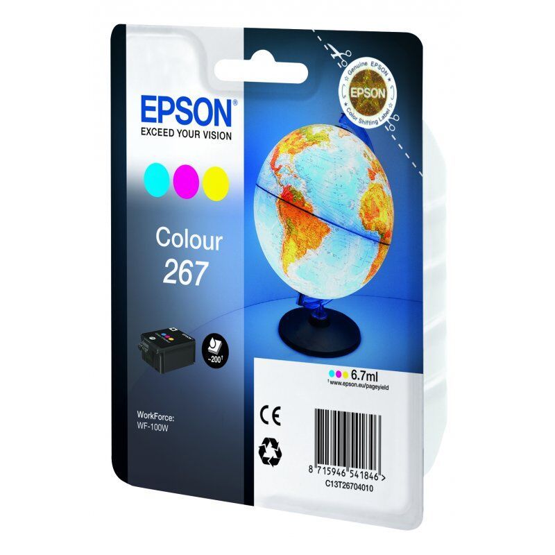 Cartouche d'encre Epson compatible Globe 267 (3 Couleur)