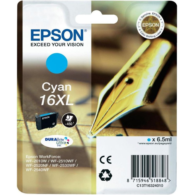 EPSON Cartouche Encre 16XL - Cyan