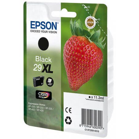 Epson Strawberry 29XL K cartouche d'encre 1 pièce(s) Original Rendement élevé (XL) Noir