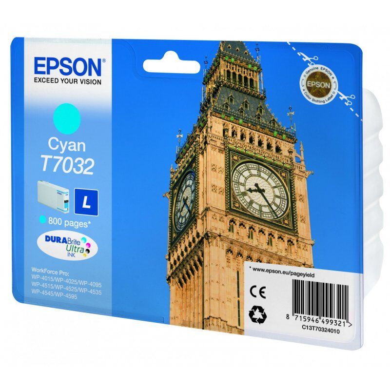 Epson Big Ben Ink Cartridge L Cyan 0.8k
