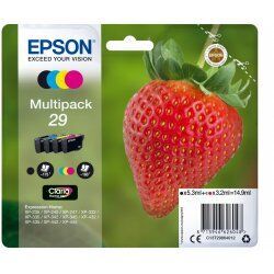 Epson Strawberry Multipack "Fraise" 29 - Encre Claria Home N,C,M,J