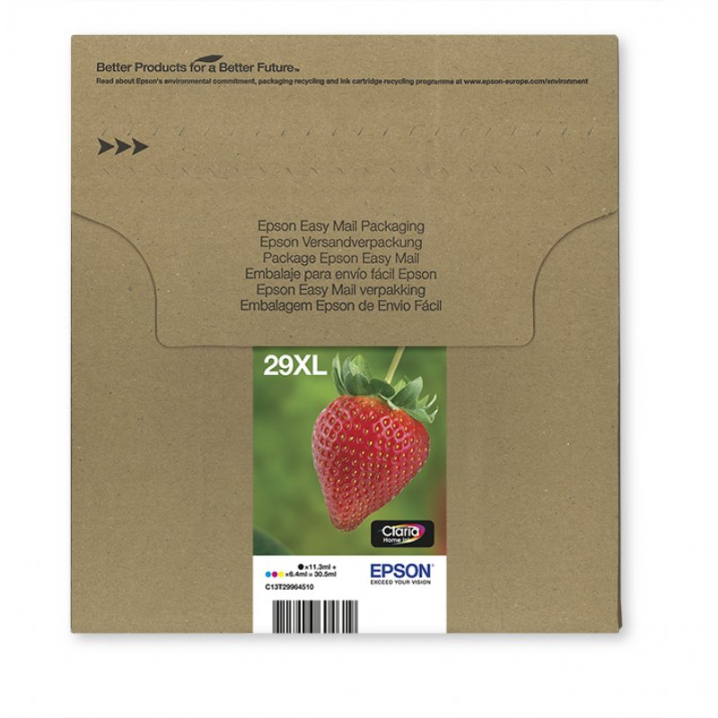 Epson Strawberry Multipack EasyMail "Fraise" 29XL - Encre Claria Home N,C,M,J