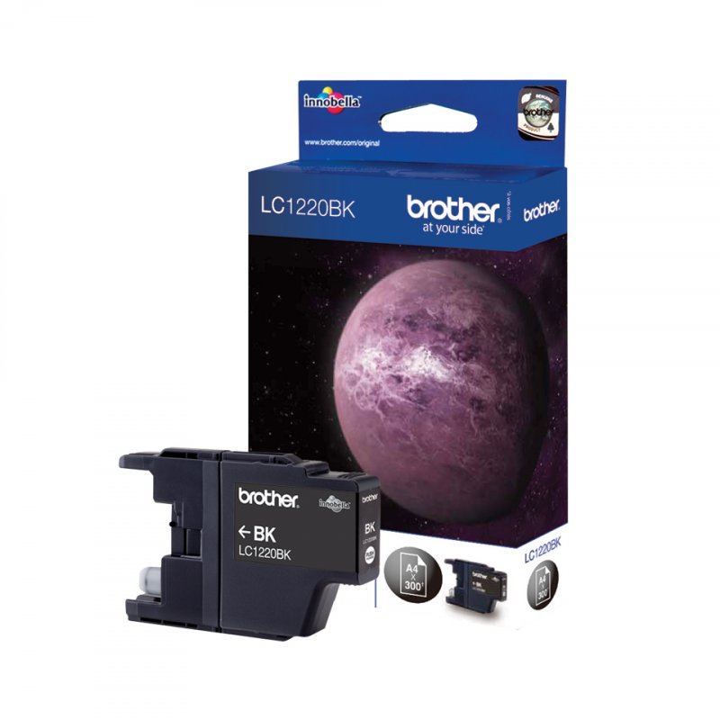Brother compatible LC1220BK - Schwarz - Original - Tintenpatrone