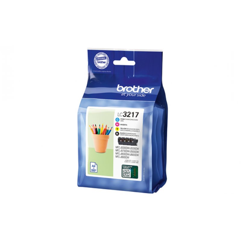 Brother compatible LC3217 Value Pack - Noir/Couleur