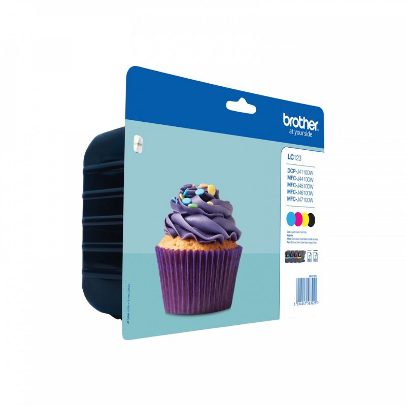 LC123VALBP (Noir, Cyan, Magenta, Jaune)