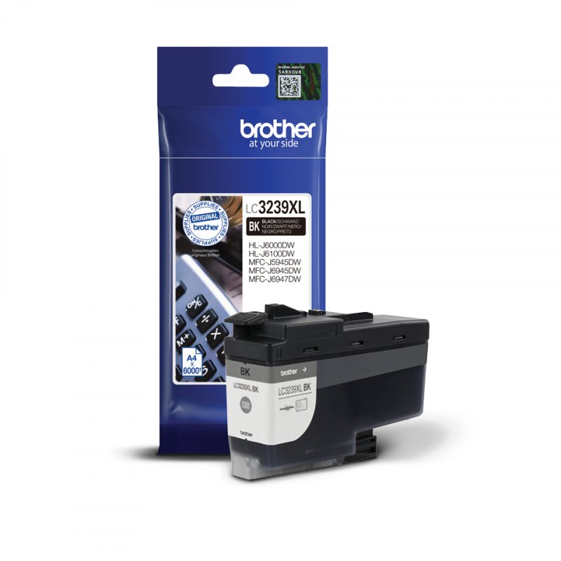 Brother compatible LC3239XLBK - Hohe Ergiebigkeit - Schwarz - Original - Tintenpatrone