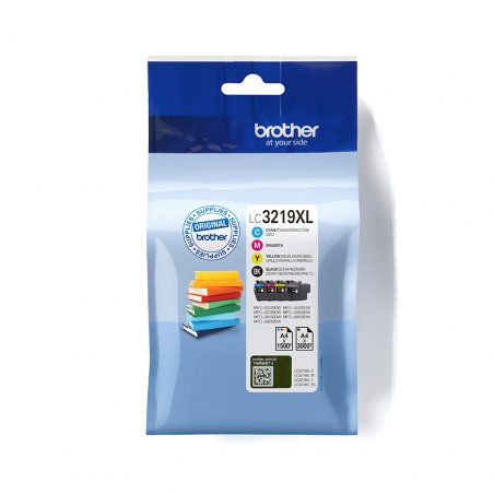 Pack 4 cartouches d'encre Brother compatible LC3219XL