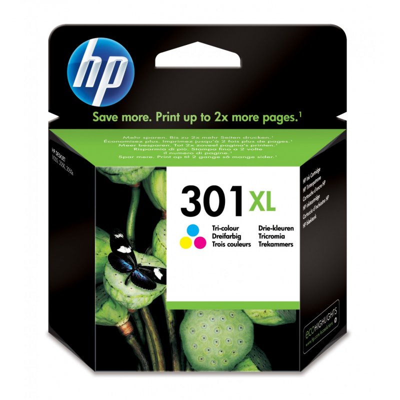 HP Cartouche Encre hp 301XL - COULEUR (CH564EE)