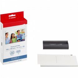Canon KP-36IP Colour Ink + 100 x 148 mm Paper Set, 36 Sheets