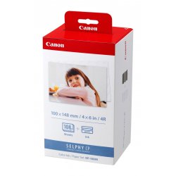 Canon KP-108IN papier photos Rouge, Blanc