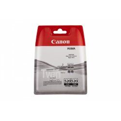 Canon PGI-520BK Black Ink Cartridge (Twin Pack)