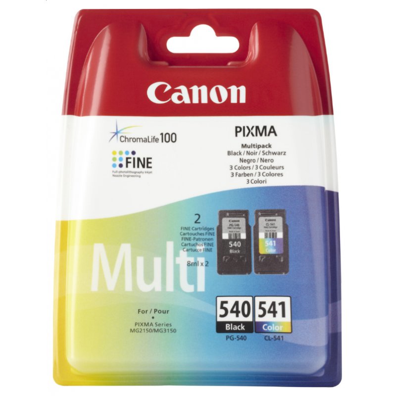 Canon PG-540 / CL-541 ink cartridge 2 pc(s) Original Black, Cyan, Magenta, Yellow