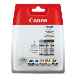 Canon Cartouche Encre PGI580XL / CLI581 - Noir/Couleur (2024C006)