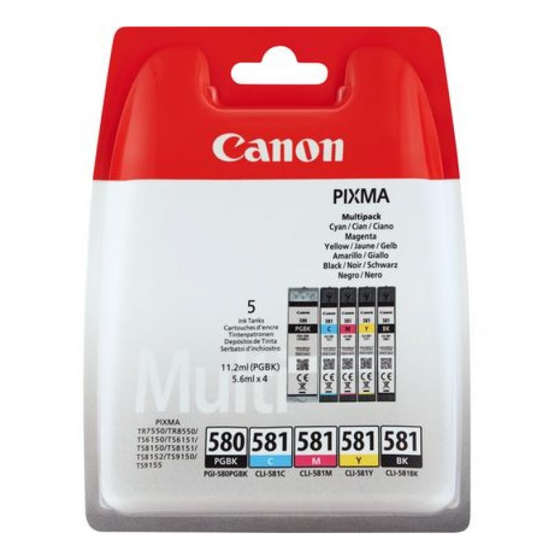 Canon 2024C006 ink cartridge 5 pc(s) Original Black, Cyan, Magenta, Yellow