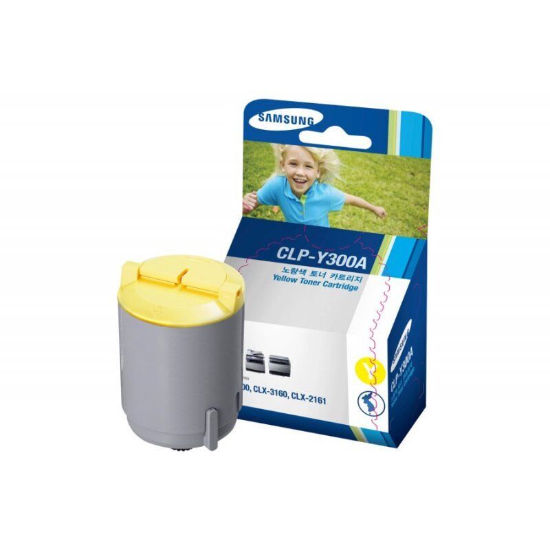 Toner Jaune Samsung compatible CLP-300/CLX-3160 (CLP-Y300A) - 1000 pages