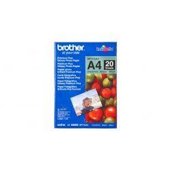Papier Photo Brother compatible Brillant Premium Plus 260g/m² - 20 feuilles A4