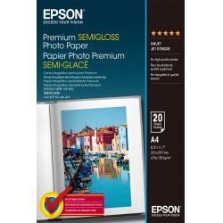 Epson Premium Semi-Gloss Photo Paper - A4 - 20 Sheets