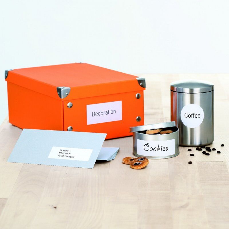 Lot de 10 feuilles Étiquette multi-usage Herma 70x36mm - A4 (Blanc)