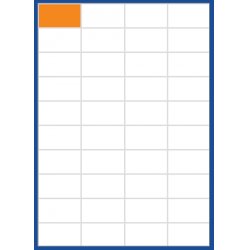 Top Stick 8698 printer label White Self-adhesive printer label