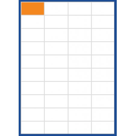 Top Stick 8698 printer label White Self-adhesive printer label