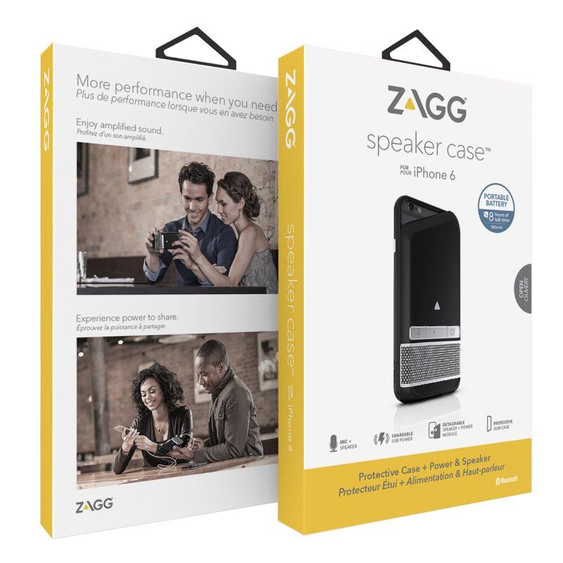 ZAGG IP6ZSC-BK0 mobile phone case 11.9 cm (4.7") Border Black