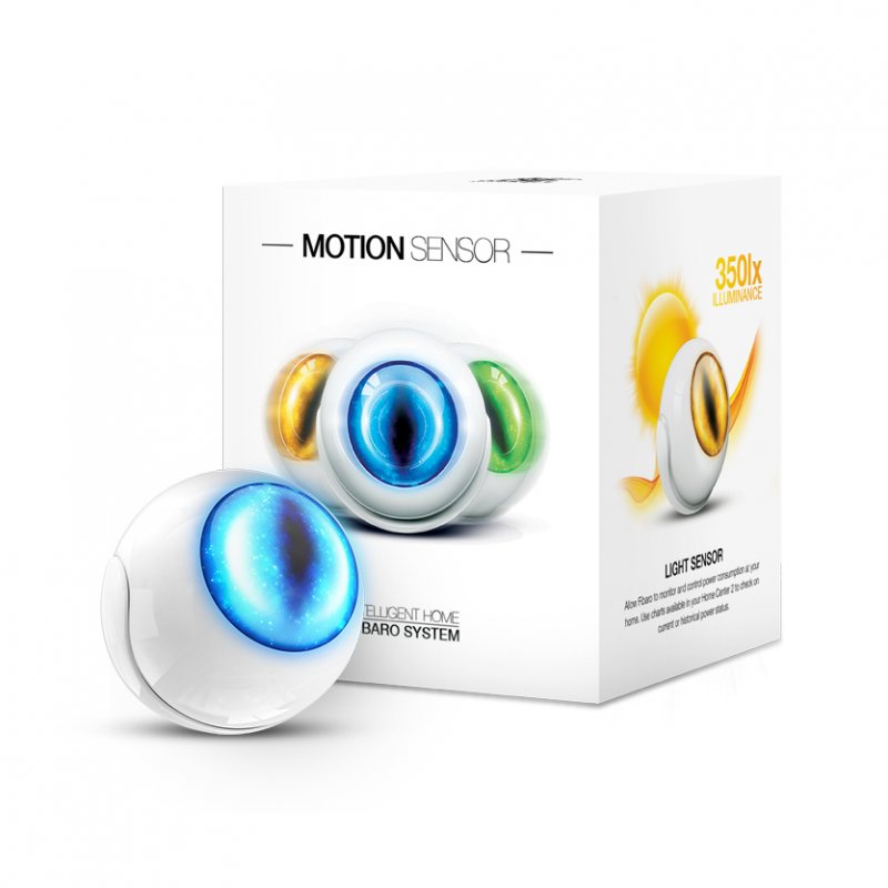 Détecteur de mouvement multifonctions Fibaro compatible Motion Sensor FGMS-001 ZW5 (compatible Z-Wave)