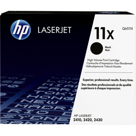 HP 11X - Hohe Ergiebigkeit - Schwarz - Original - LaserJet - Tonerpatrone (Q6511X)