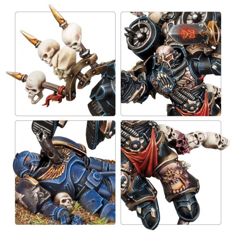 Warhammer 40k - Space Marine du Chaos Haarken Worldclaimer, Herald of the Apocalypse