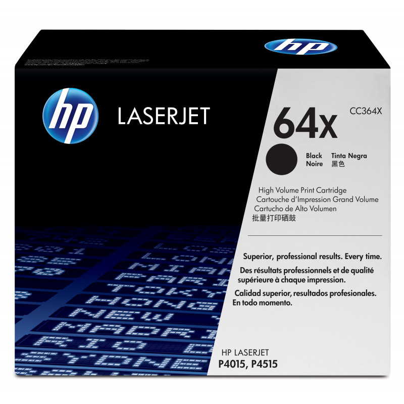 hp Toner pour hp LaserJet P 4515XM (CC364X), noir