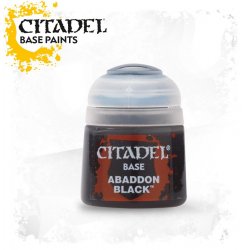 Games Workshop Abaddon Black acrylic paint 12 ml Pot