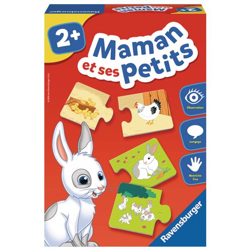 Puzzle Ravensburger compatible Maman et Ses Petits