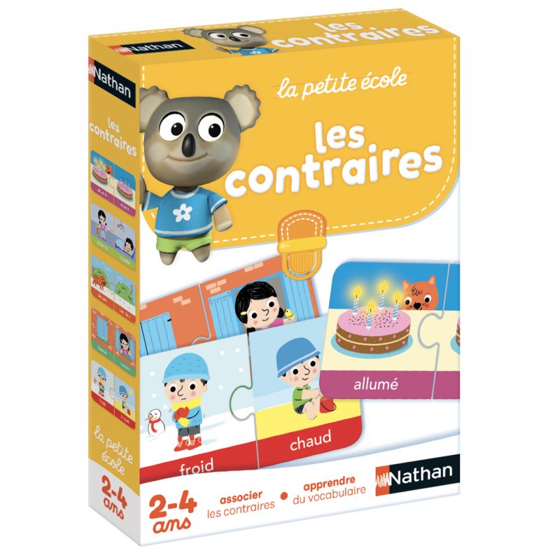 Jeu Éducatif Nathan compatible - Les Contraires