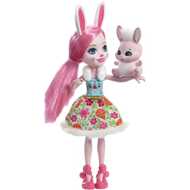 Poupée Mattel compatible Enchantimals - Mini-Poupée & Animal 15cm (Modèle assorti)
