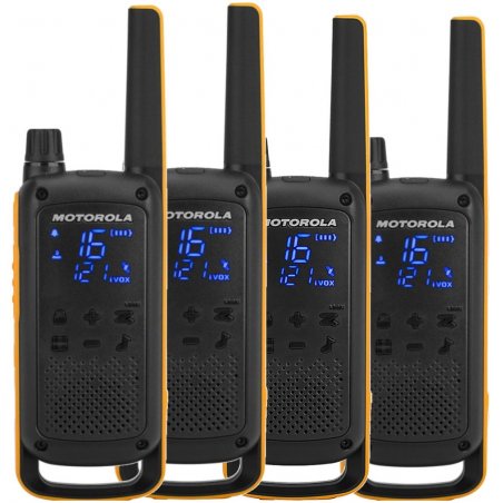 Lot de 4 Talkie Walkies Motorola compatible T82 Extreme