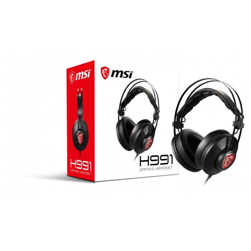 MSI H991 Headset Wired Head-band Gaming Black